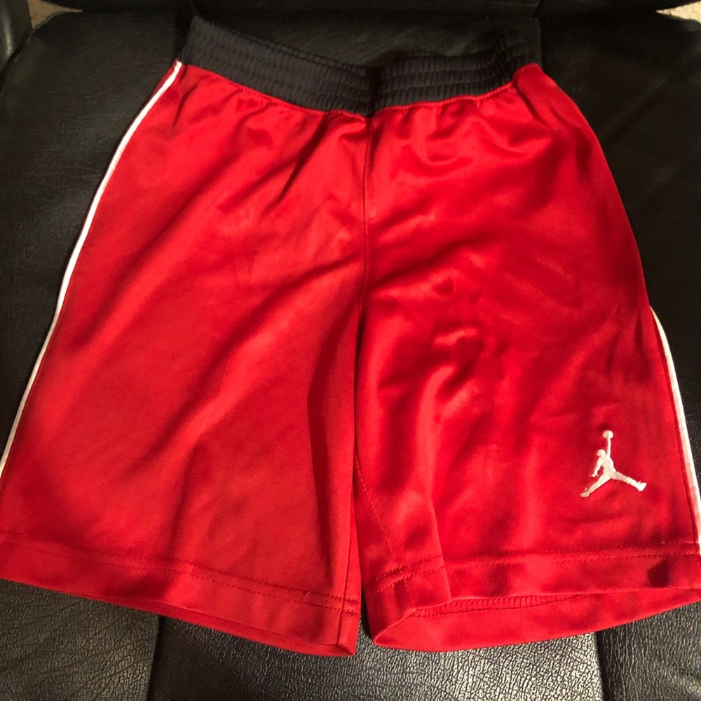 Red and Black Jordan Shorts